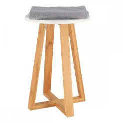 Stołek bambusowy White bamboo * TENDANCE Sale