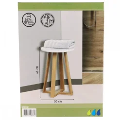 Stołek bambusowy White bamboo * TENDANCE Sale