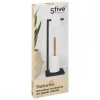 Stojak na papier toaletowy Natureo Black