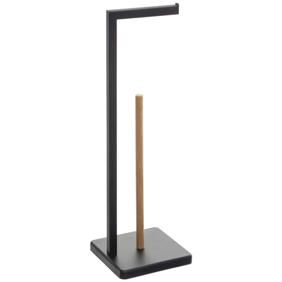Stojak na papier toaletowy Natureo Black