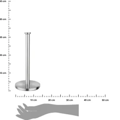 Stojak na ręcznik papierowy srebrny 33cm