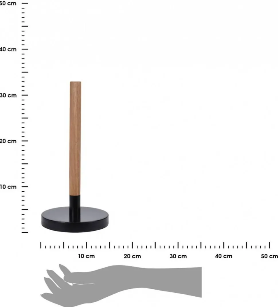 Stojak na ręczniki papierowe bambus 31cm
