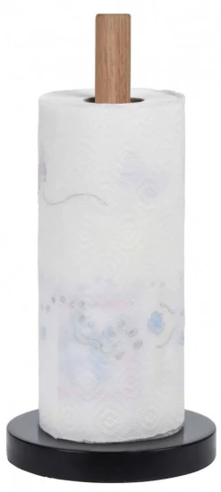 Stojak na ręczniki papierowe bambus 31cm