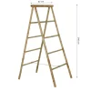 Stojak na ręczniki z bambusa – składany 57x140 cm