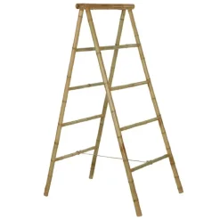 Stojak na ręczniki z bambusa – składany 57x140 cm