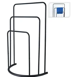 Stojak łazienkowy na ręczniki czarny * Bathroom Solutions New