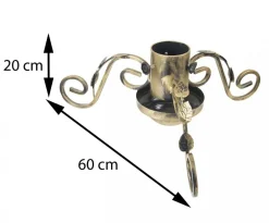 Stojak choinkowy metalowy solidny Prop 60 cm * Dąstal Hot