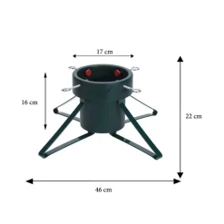 Stojak na choinkę zielony 1,8 L * H&S Decoration Clearance