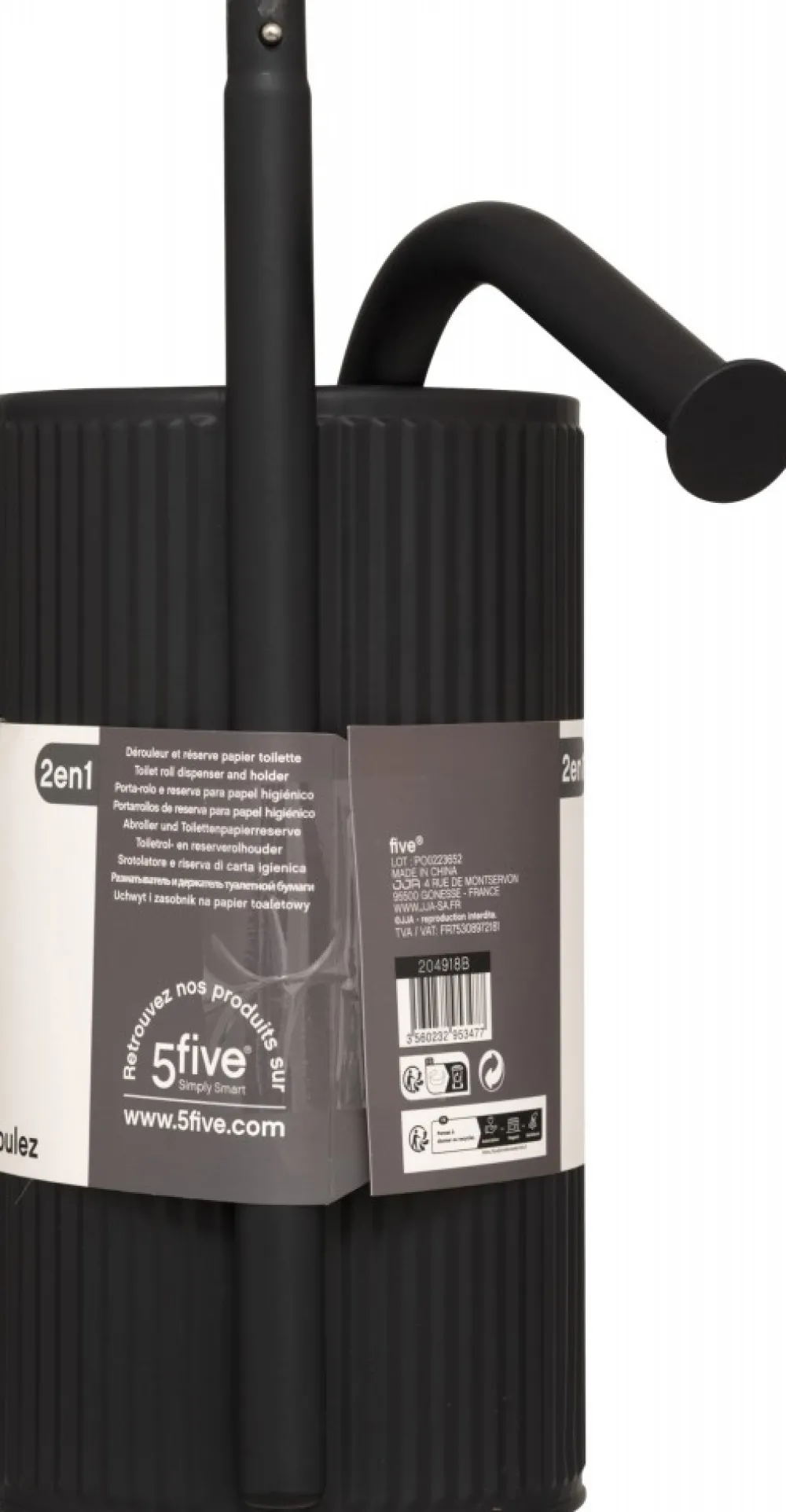 Stojak na papier toaletowy Ardoise Black * 5five Simply Smart Hot