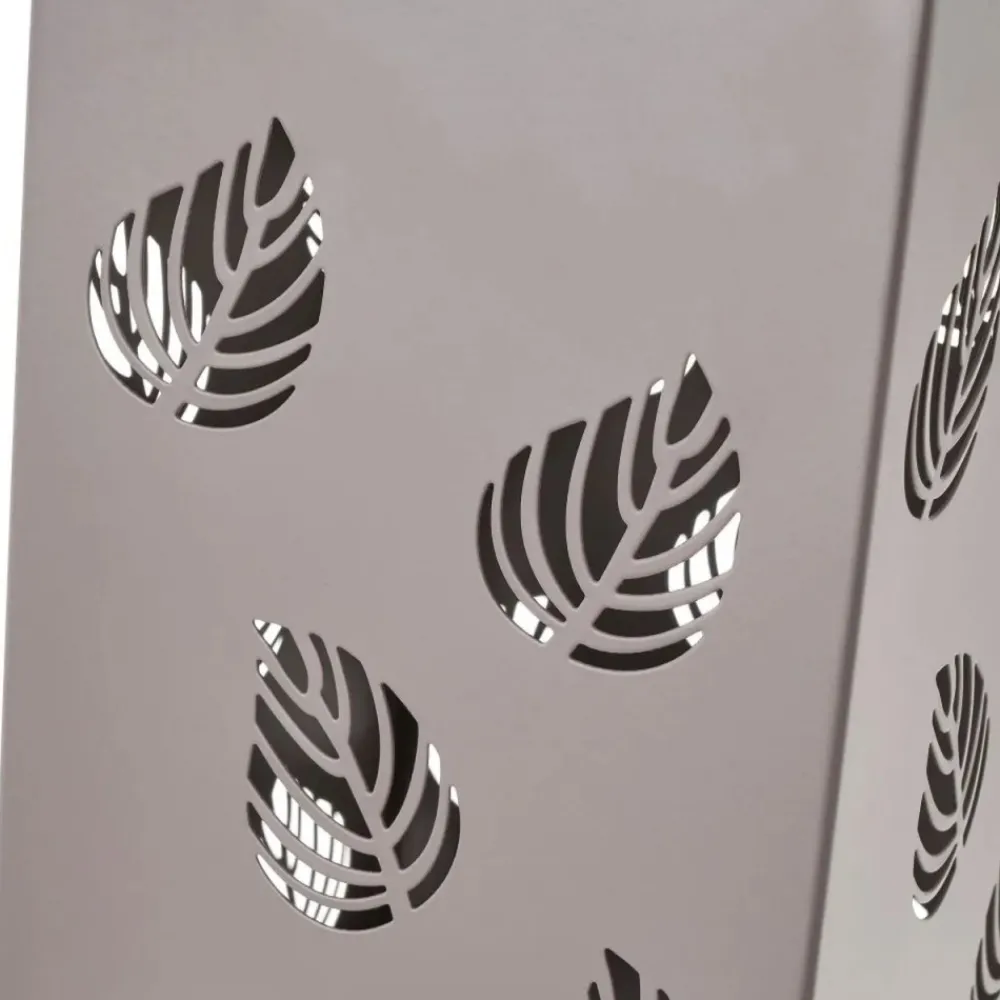 Stojak na parasole Liście metalowy szary 49 cm * HowHomely Discount