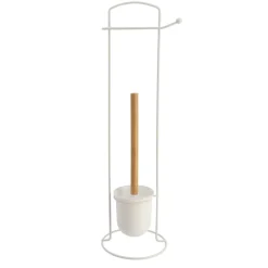 Stojak ze szczotką do WC White bamboo * TENDANCE Sale