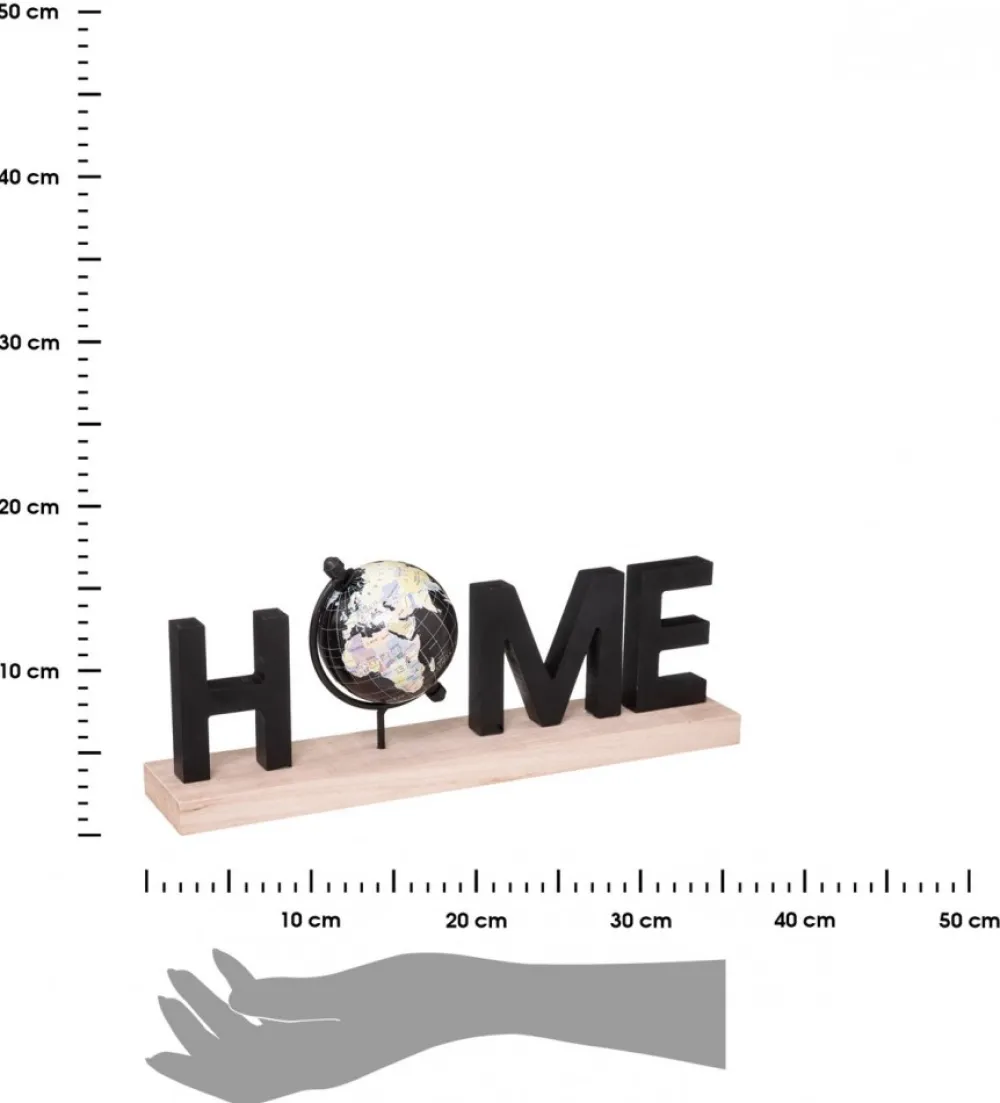 Stojąca dekoracja Home z globusem * Atmosphera Outlet