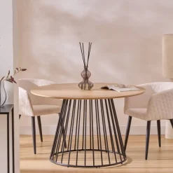 Stół okrągły do jadalni Rayo 120cm * Atmosphera Online