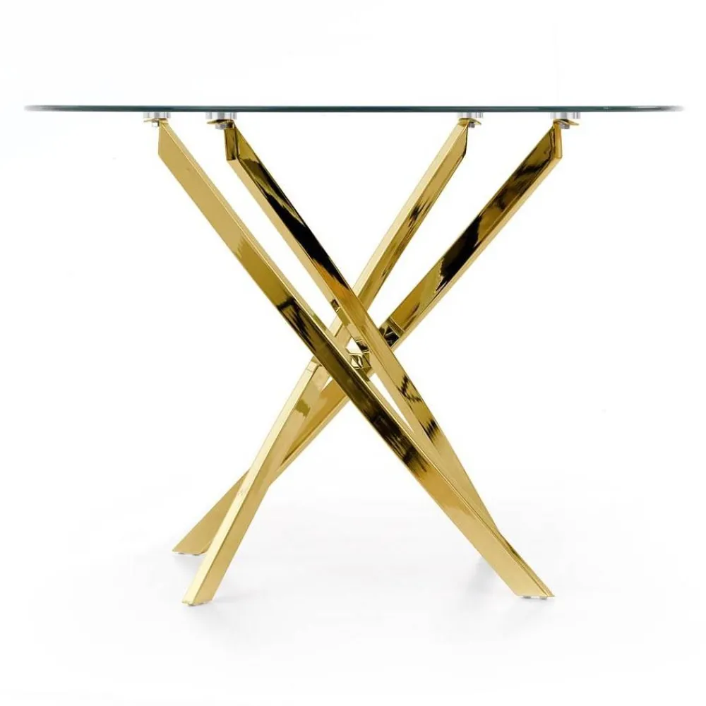 Stół okrągły Raymond Gold 100 cm * Halmar Sale