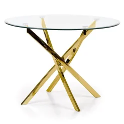 Stół okrągły Raymond Gold 100 cm * Halmar Sale