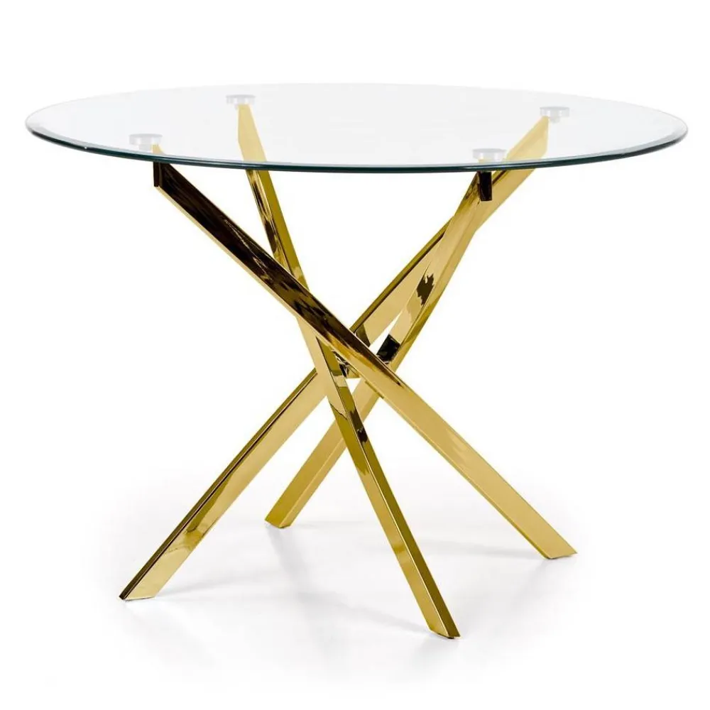Stół okrągły Raymond Gold 100 cm * Halmar Sale