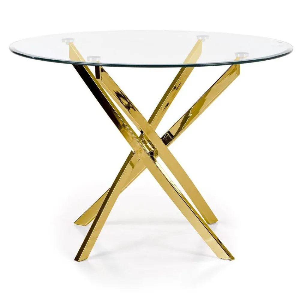Stół okrągły Raymond Gold 100 cm * Halmar Sale