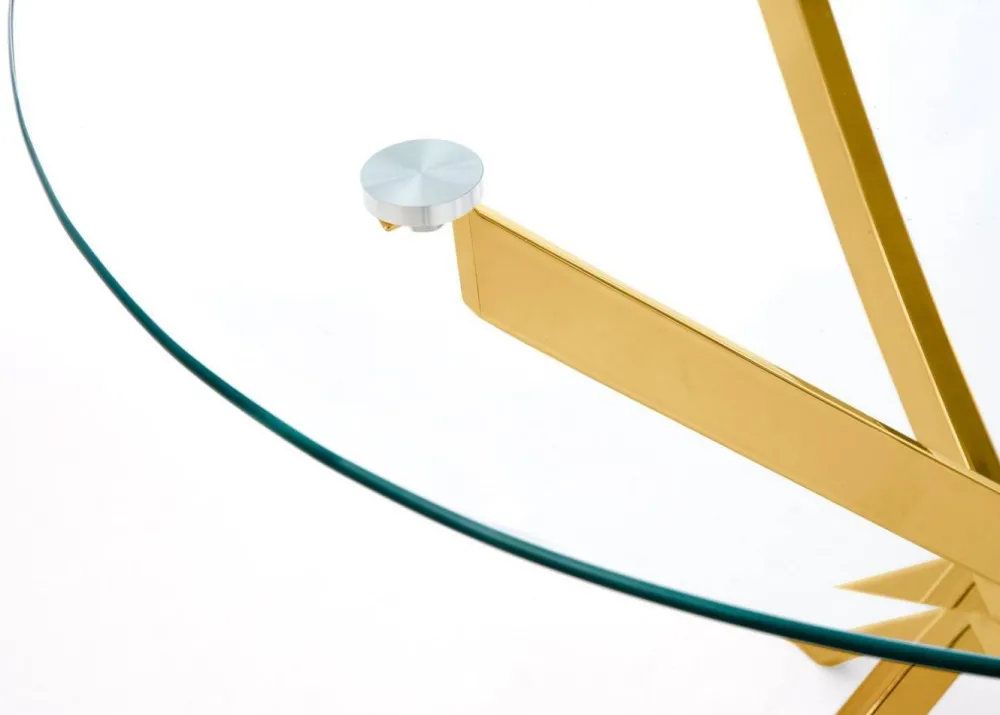 Stół okrągły Raymond Gold 100 cm * Halmar Sale