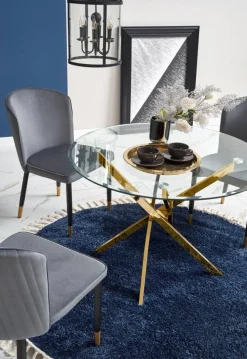 Stół okrągły Raymond Gold 100 cm * Halmar Sale