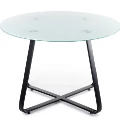 Stół okrągły Tika Black 110 cm * HowHomely Discount