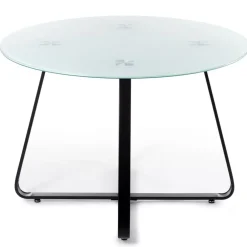 Stół okrągły Tika Black 110 cm * HowHomely Discount