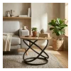 Stolik kawowy 60cm Selvia okrągły LOFT