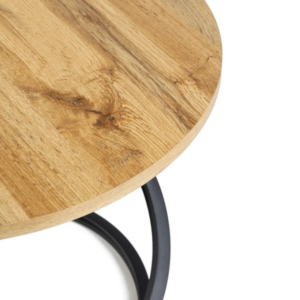 Stolik kawowy 60cm Selvia okrągły LOFT