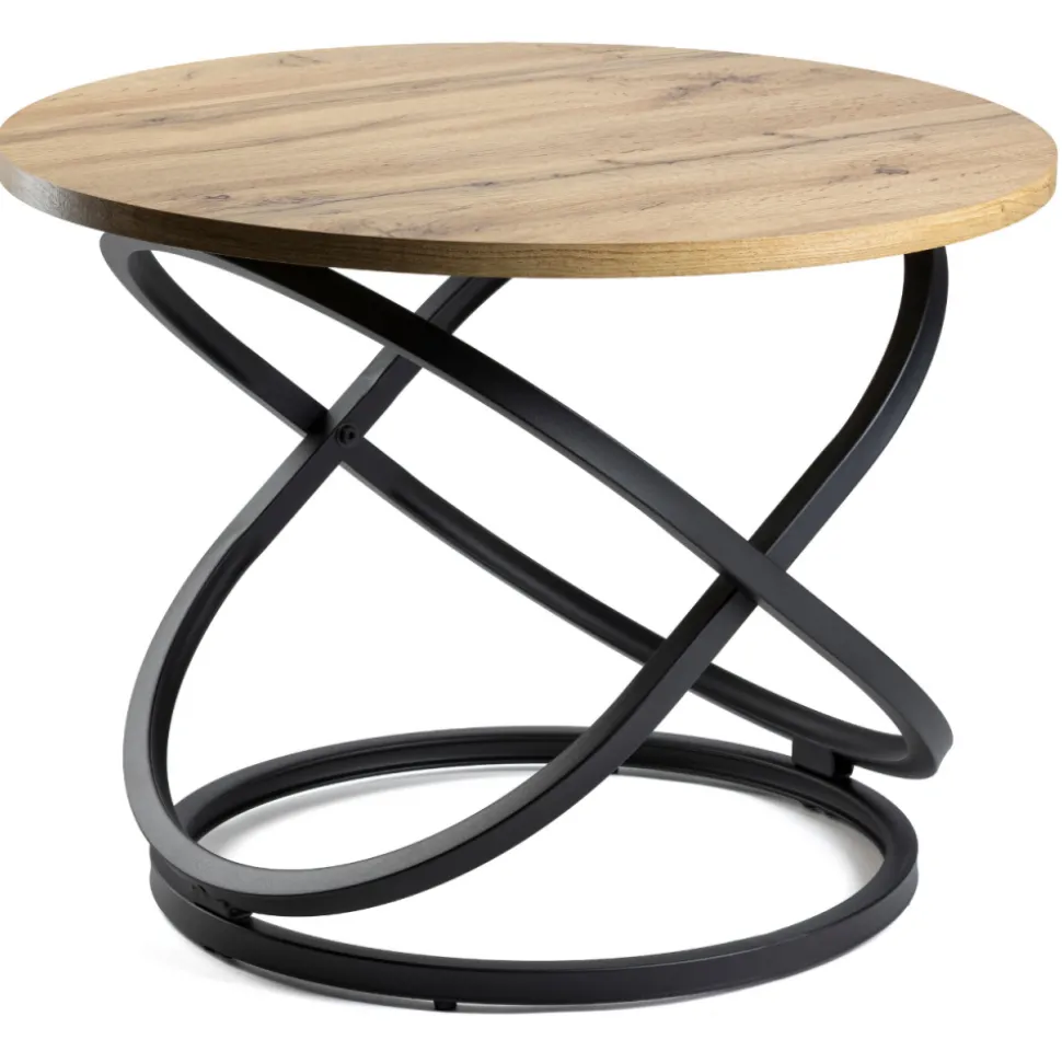 Stolik kawowy 60cm Selvia okrągły LOFT