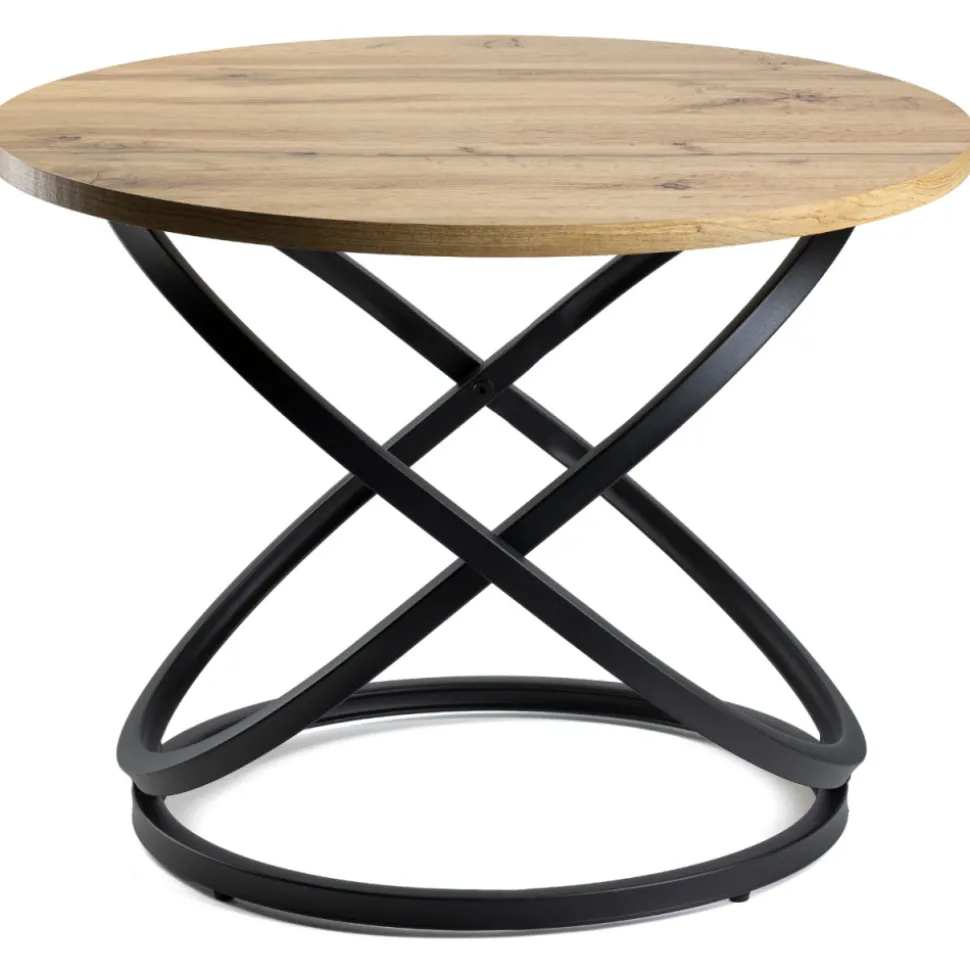 Stolik kawowy 60cm Selvia okrągły LOFT