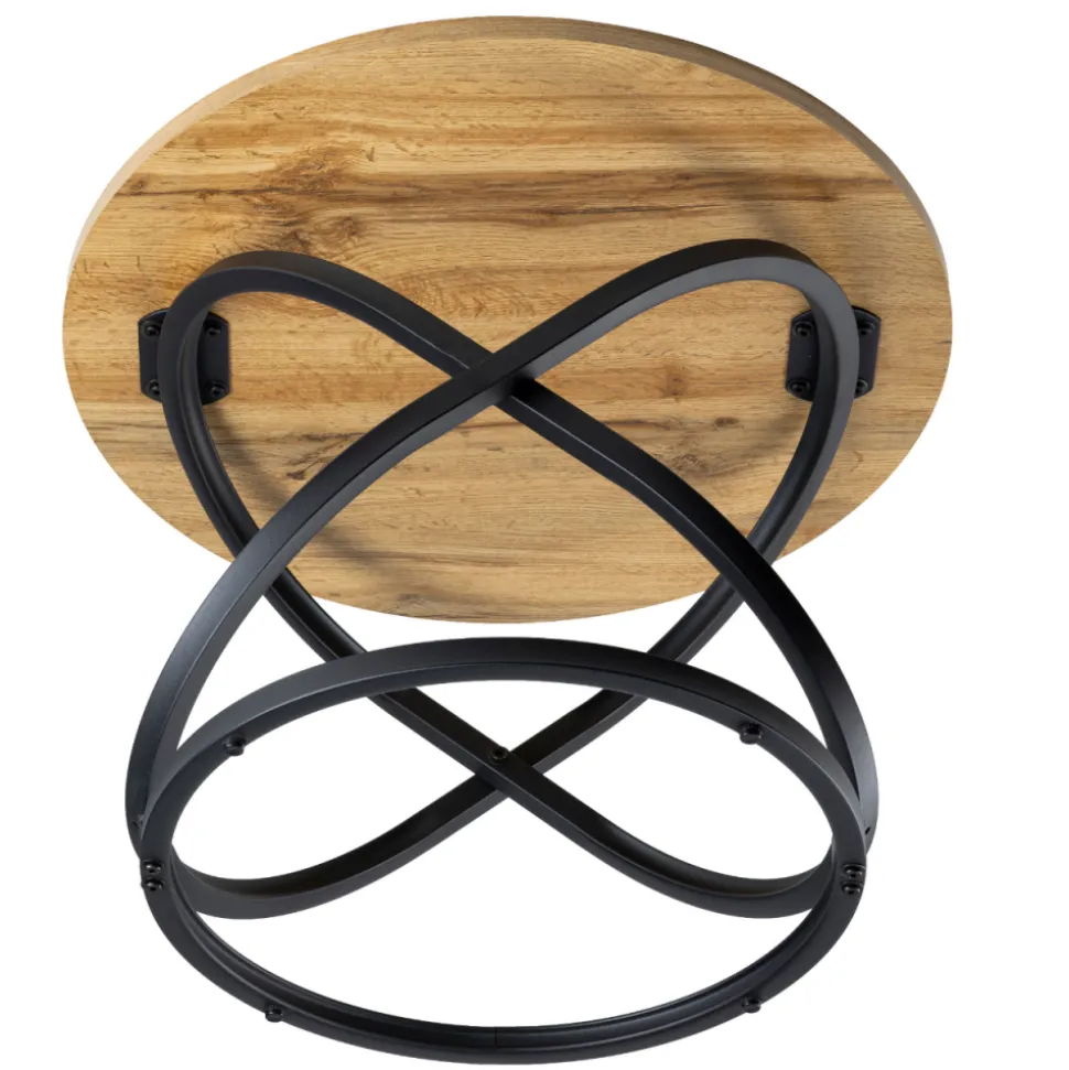 Stolik kawowy 60cm Selvia okrągły LOFT