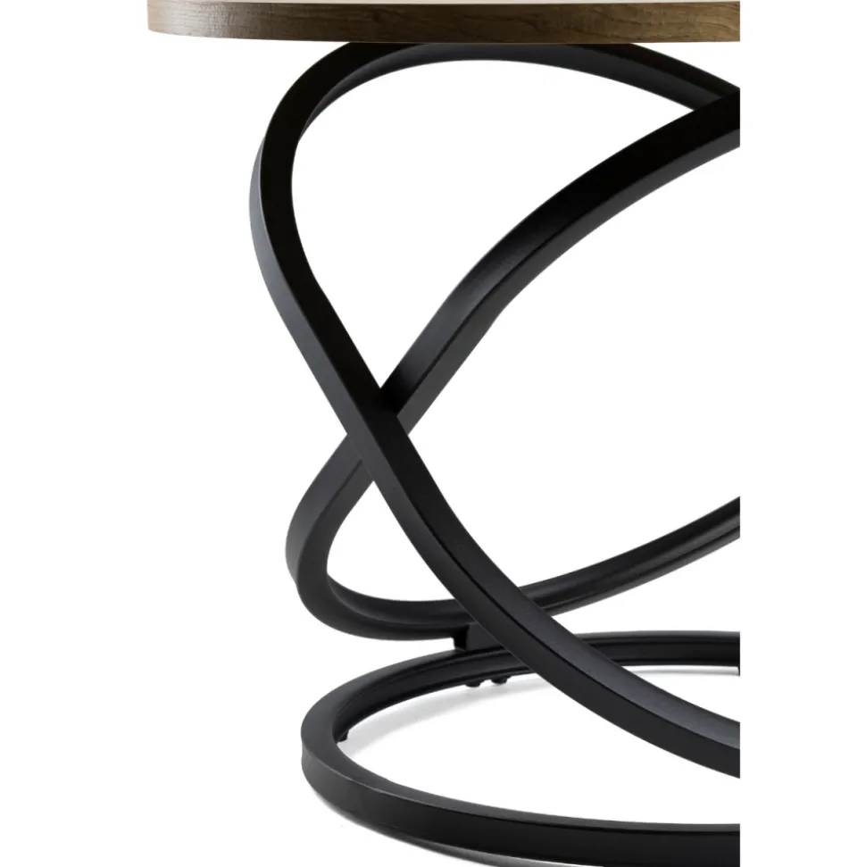 Stolik kawowy 60cm Selvia okrągły LOFT