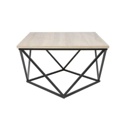 Stolik kawowy Curved 60 cm czarny ciemny
