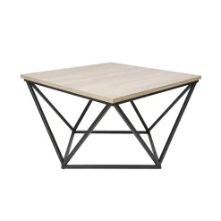 Stolik kawowy Curved 60 cm czarny ciemny