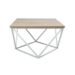 Stolik kawowy Curved 60 cm biały ciemny