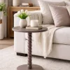 Stolik kawowy dekoracyjny taupe 35xh50 cm
