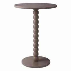 Stolik kawowy dekoracyjny taupe 35xh50 cm