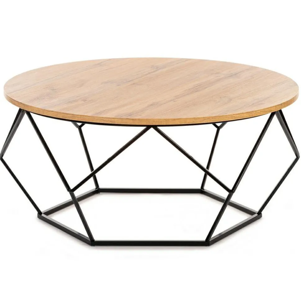 Stolik kawowy Diamond 90 cm Dąb Lancelot LOFT