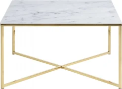 Stolik kawowy Falchetto Gold 80 x 80 cm