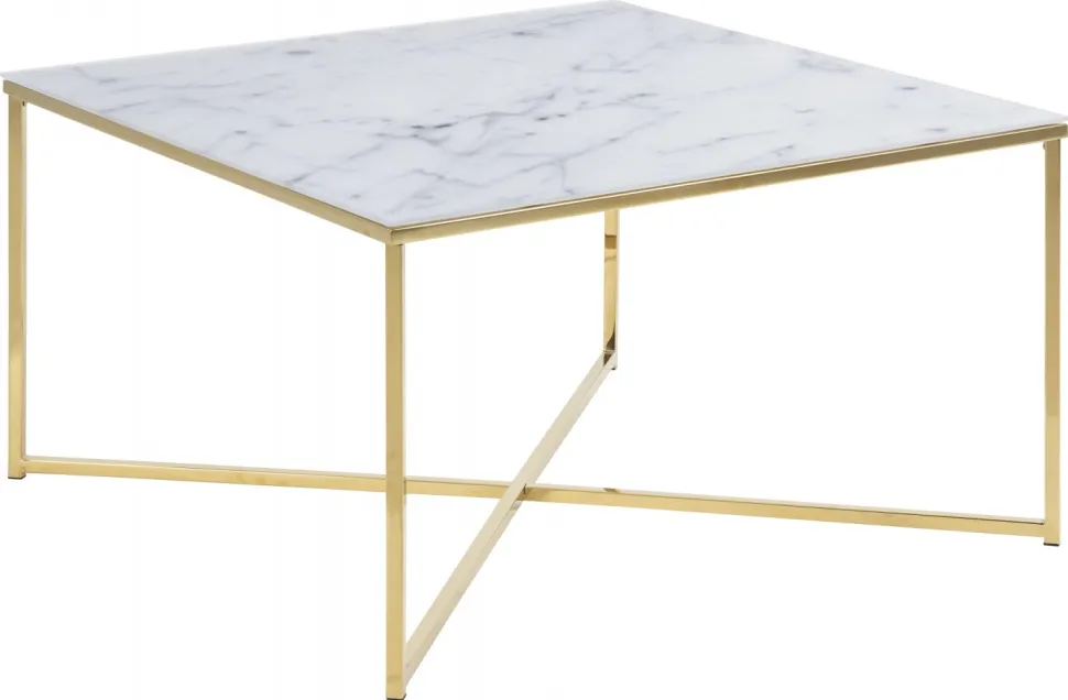 Stolik kawowy Falchetto Gold 80 x 80 cm