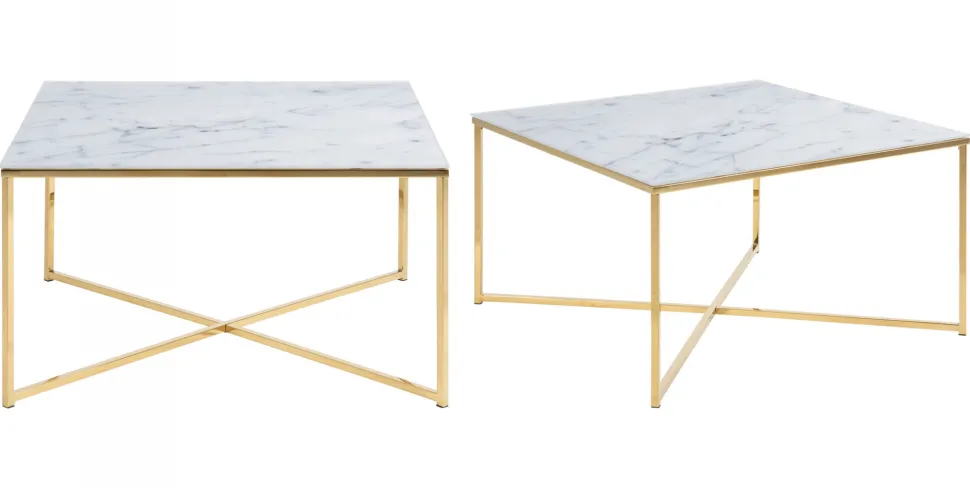 Stolik kawowy Falchetto Gold 80 x 80 cm