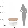 Stolik kawowy Karida dąb naturalny 80 cm