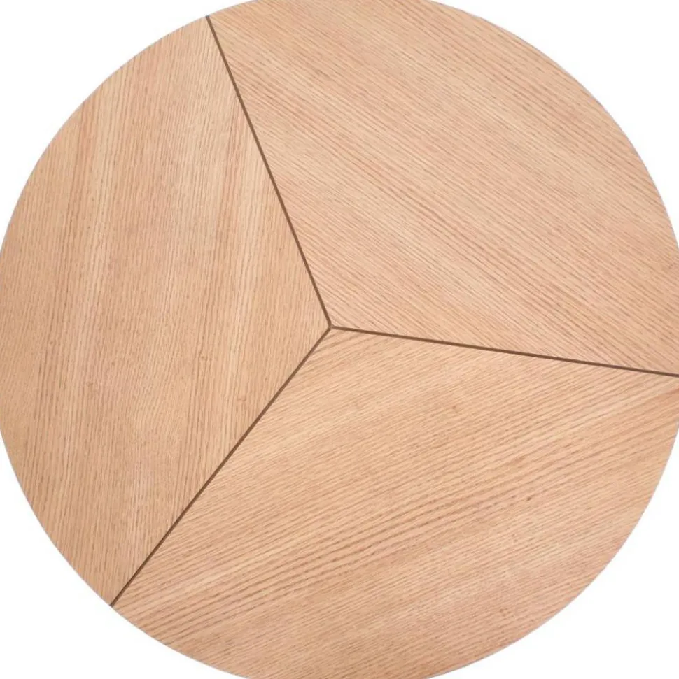 Stolik kawowy Karida dąb naturalny 80 cm