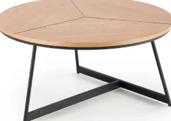 Stolik kawowy Karida dąb naturalny 80 cm