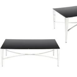 Stolik kawowy Rays Silver Black
