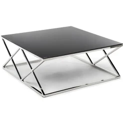 Stolik kawowy Timantti Silver Black 110
