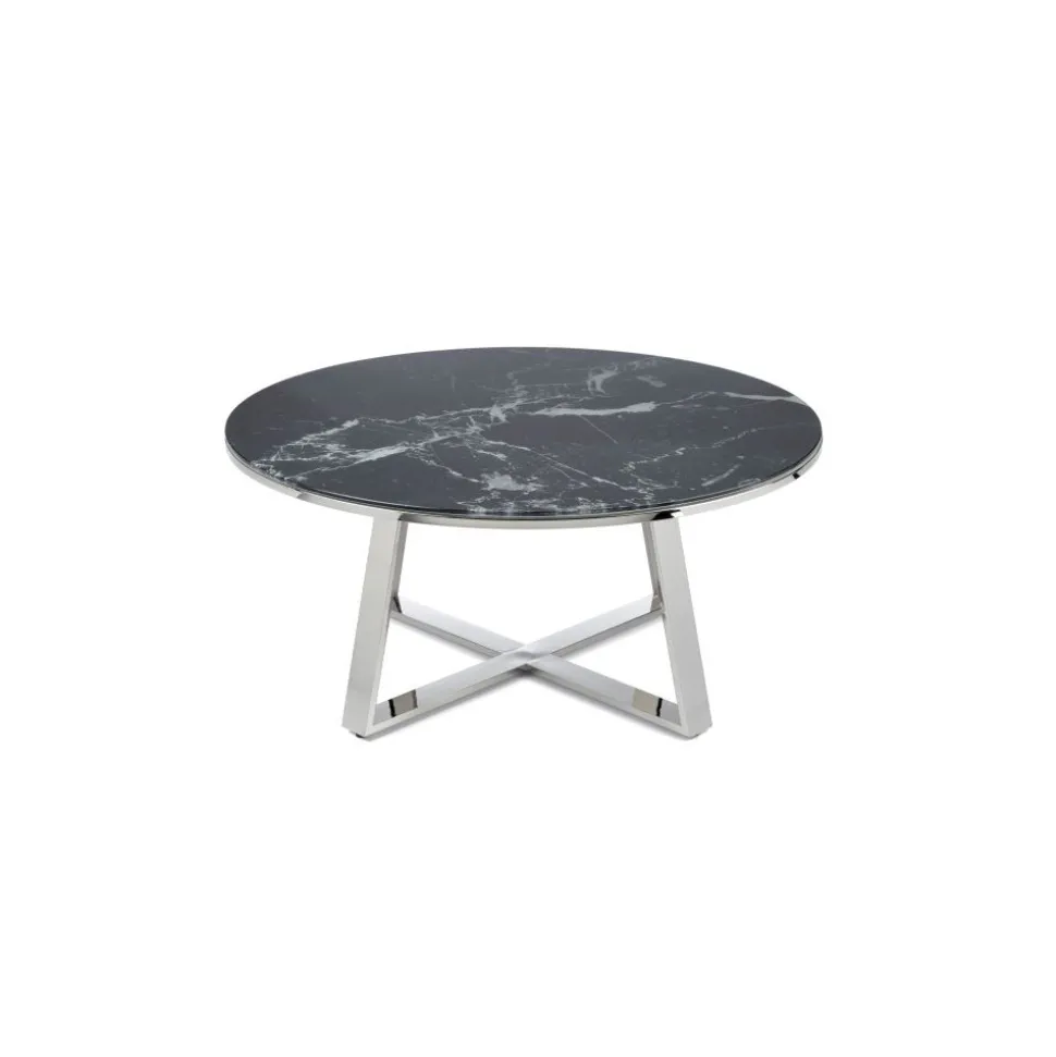 Stolik kawowy Trophy Silver Black New
