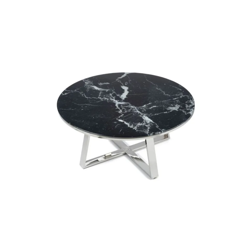 Stolik kawowy Trophy Silver Black New