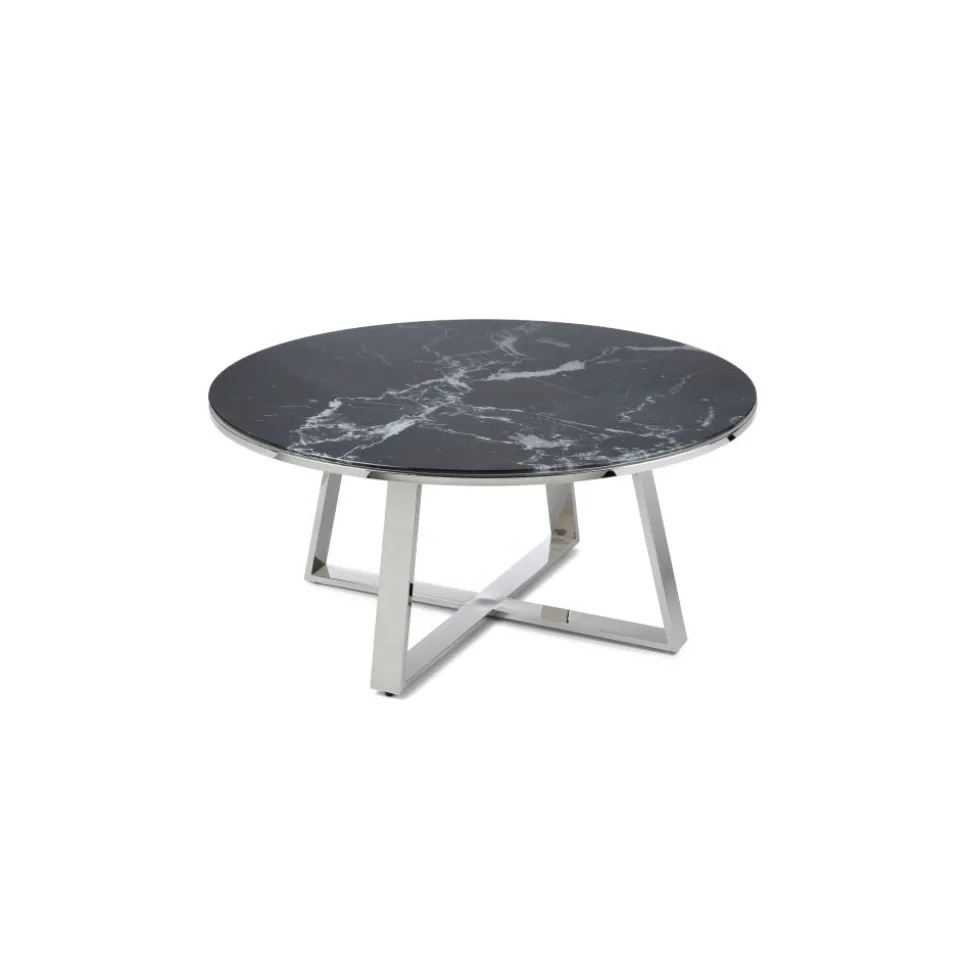 Stolik kawowy Trophy Silver Black New