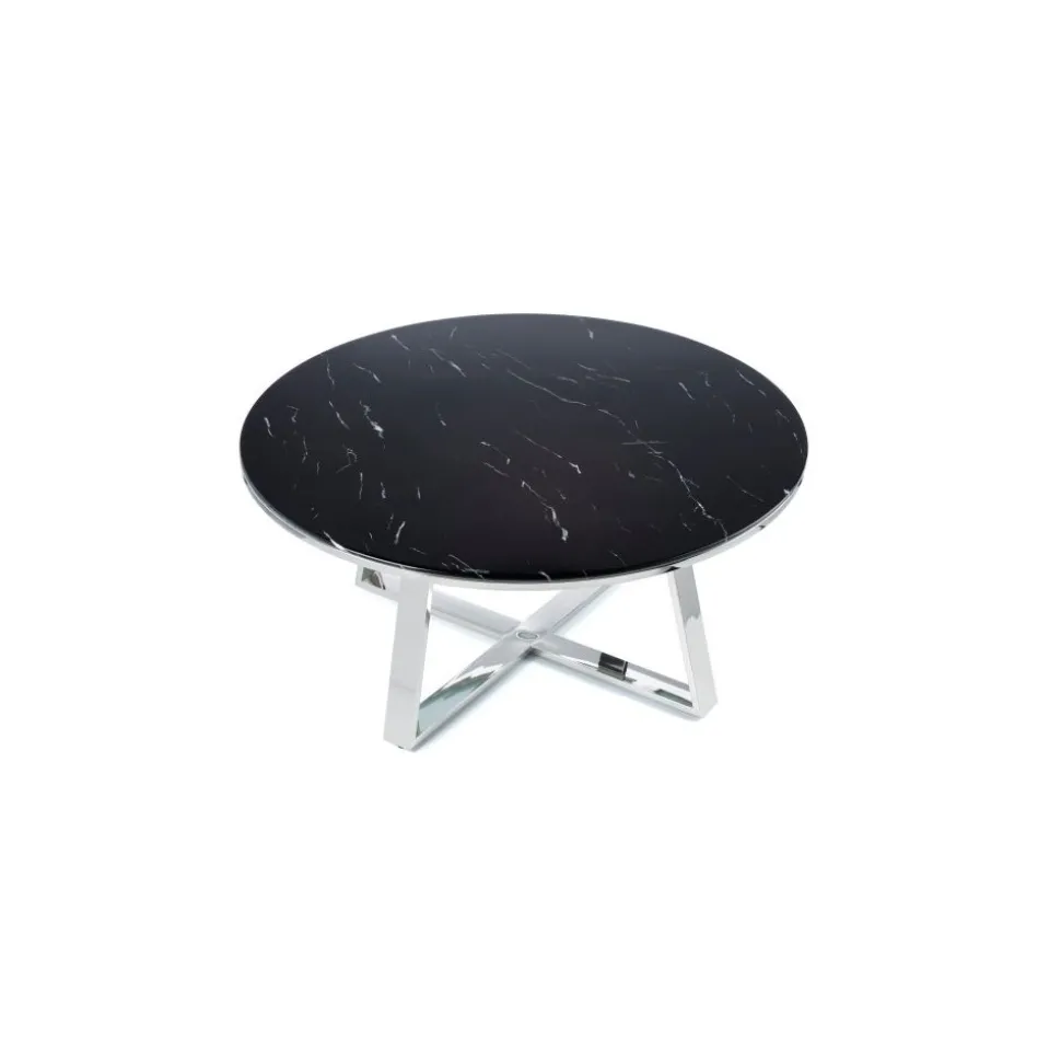Stolik kawowy Trophy Silver Black