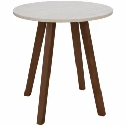 Stolik kawowy z blatem w imitacji marmuru 35xh38 cm